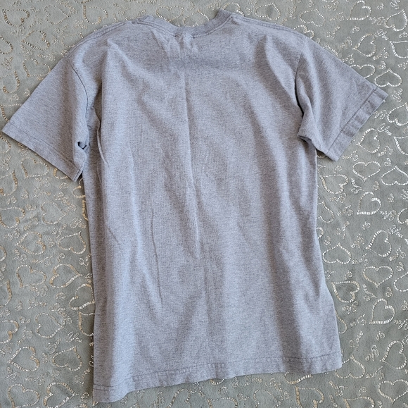 Vintage Charlie Brown Christmas Tee Gray Peanuts T-Shirt M - Picture 4 of 5